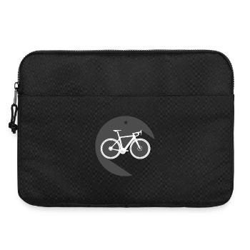Rennrad Logo Fahrrad Gravel Tour Symbol icon - Laptoptasche 15" - Schwarz - Vorne