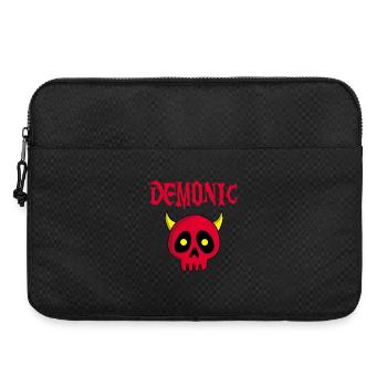 Manga demon skull - Laptop bag 15" - black - Front