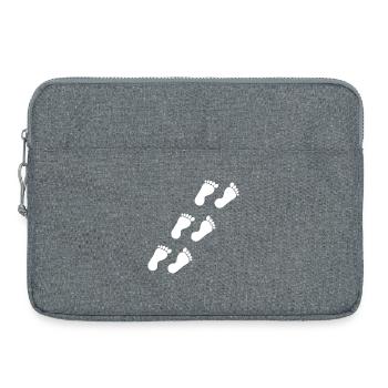 Foot Feet Foot Care Podiatry Gift Gift Idea - Sacoche pour ordinateur portable 15 pouces - gris chiné - Devant