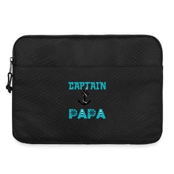 captain papa - Sacoche pour ordinateur portable 15 pouces - noir - Devant