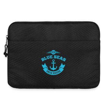 Blaues Meer Griechische Riviera - Laptoptasche 15" - Schwarz - Vorne