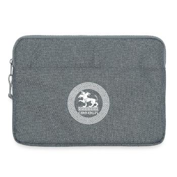 The Guardian of the Underworld (white) - Laptop bag 15" - heather grey - Front