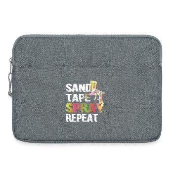 Lackierer - Laptoptasche 15" - Grau meliert - Vorne