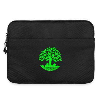 tree of life, zen, ecology - Laptop bag 15" - black - Front