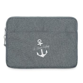 St. Peter-Ording - Laptoptasche 15" - Grau meliert - Vorne