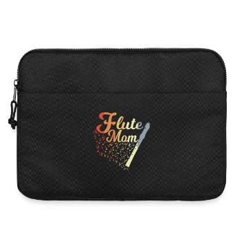 Flöte Mutter - Laptoptasche 15" - Schwarz - Vorne