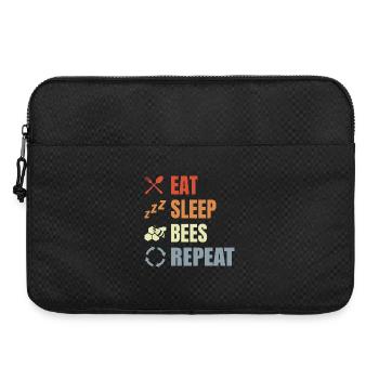 Eat Sleep Bees Repeat - Laptoptasche 15" - Schwarz - Vorne