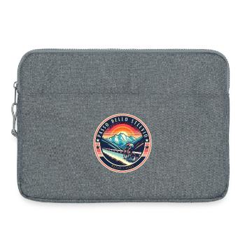 Passo dello Stelvio Alpine Power for Cyclists - Laptop bag 15" - heather grey - Front