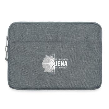 Koordinaten Jena - Laptoptasche 15" - Grau meliert - Vorne