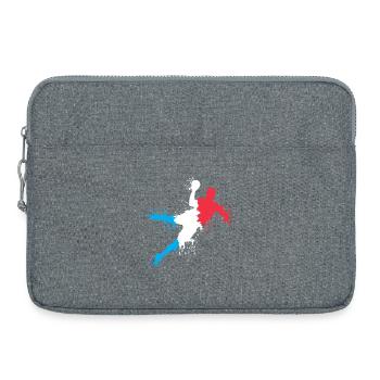 Handball Team France Handball Player Explosion European Championship - Laptop bag 15" - heather grey - Front