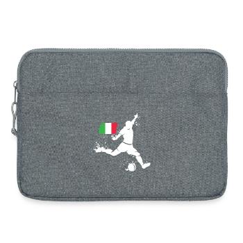 Équipe d’Italie de football Joueur Blast - Sacoche pour ordinateur portable 15 pouces - gris chiné - Devant