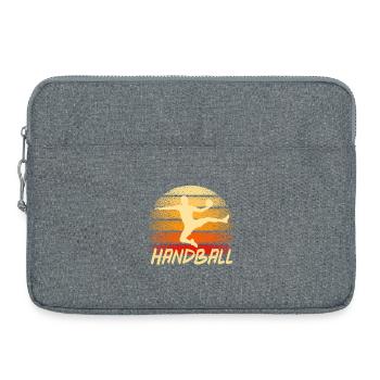 Handball - Laptoptasche 15" - Grau meliert - Vorne
