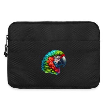 Papagei - Laptoptasche 15" - Schwarz - Vorne
