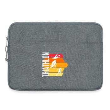 Triathlon - Laptoptasche 15" - Grau meliert - Vorne