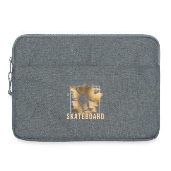 Skateboard - Laptoptasche 15" - Grau meliert - Vorne