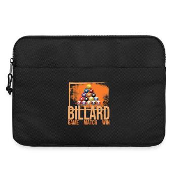 Game - Match - Win - Billard - Laptoptasche 15" - Schwarz - Vorne