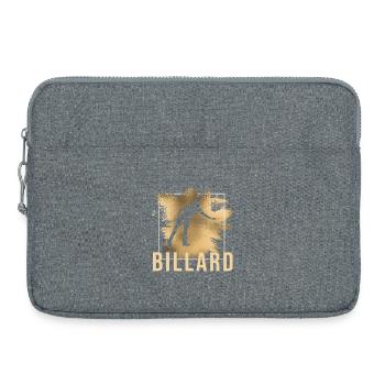 Billard - Laptoptasche 15" - Grau meliert - Vorne