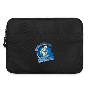 Adrenalin auf Schnee - Snowboard - Laptoptasche 15" - Schwarz - Vorne