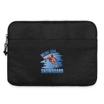 Meine DNA - Snowboard - Laptoptasche 15" - Schwarz - Vorne