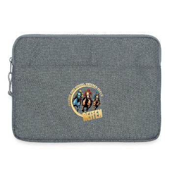 Pferde sind Spiegel unserer Seele - Laptoptasche 15" - Grau meliert - Vorne