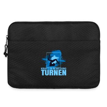 Kraft in Bewegung - Turnen - Laptoptasche 15" - Schwarz - Vorne