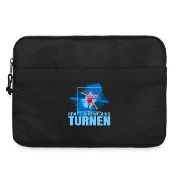 Kraft in Bewegung - Turnen - Laptoptasche 15" - Schwarz - Vorne