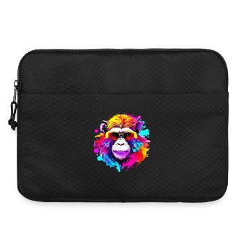 Fancy Macaque #1 - Laptop bag 15" - black - Front