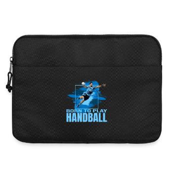 Born to play Handball - Laptoptasche 15" - Schwarz - Vorne