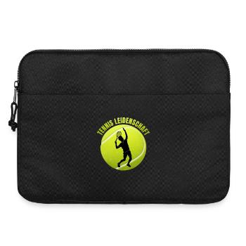 Tennis Leidenschaft - Laptoptasche 15" - Schwarz - Vorne