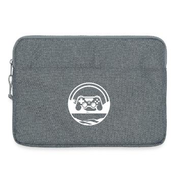 Graphismes de jeux vidéo - Sacoche pour ordinateur portable 15 pouces - gris chiné - Devant