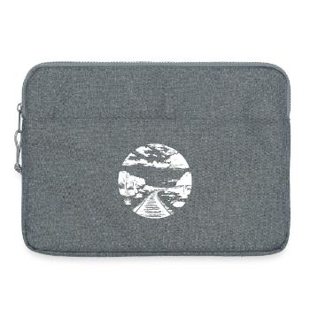 Dessin ferroviaire - Sacoche pour ordinateur portable 15 pouces - gris chiné - Devant