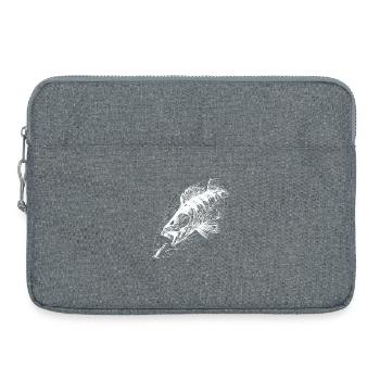 Fish of life! - Fishing Tshirt Zander Attack 2 W - Laptop bag 15" - heather grey - Front