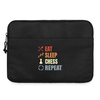 Schachspieler Motivation - Laptoptasche 15" - Schwarz - Vorne