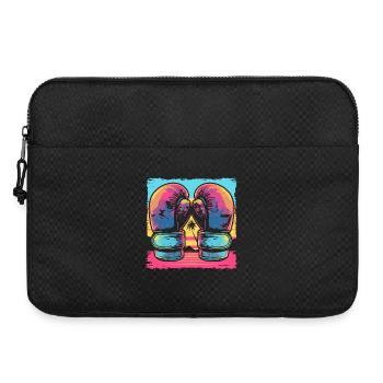 Kickboxing Cartoon Look - Laptop bag 15" - black - Front