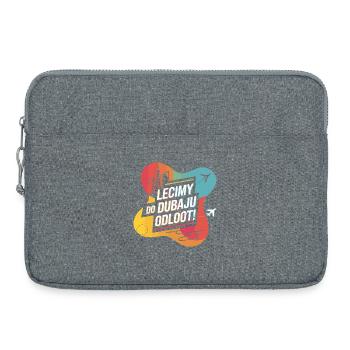 S’envoler pour Dubaï avec DJ Akun - Sacoche pour ordinateur portable 15 pouces - gris chiné - Devant