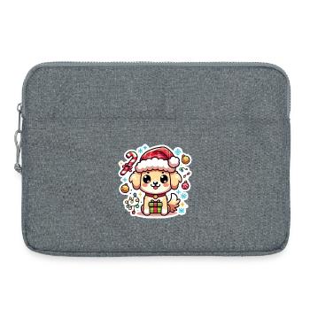 Santa Paws - Laptoptasche 15" - Grau meliert - Vorne