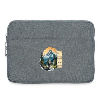 Wandern - Laptoptasche 15" - Grau meliert - Vorne