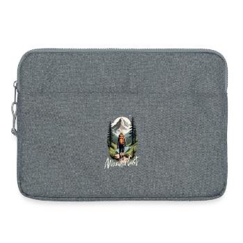 Wandern - Laptoptasche 15" - Grau meliert - Vorne