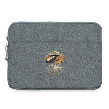 Das Tor zur Welt - Pilsum - Laptoptasche 15" - Grau meliert - Vorne