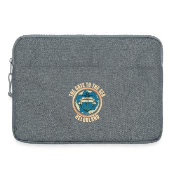 The Gate to the Sea - Helgoland - Laptoptasche 15" - Grau meliert - Vorne