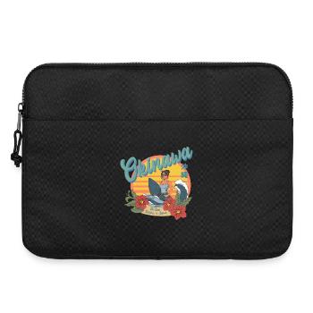 Okinawa Beaches (Halftone Version) - Laptoptasche 15" - Schwarz - Vorne