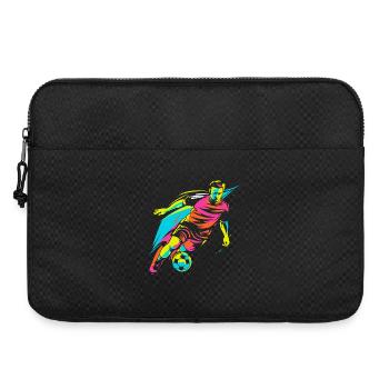 Soccer Player Retrowave - Laptop bag 15" - black - Front