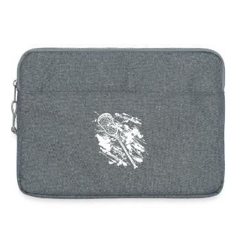 Graffiti de batte de crosse - Sacoche pour ordinateur portable 15 pouces - gris chiné - Devant