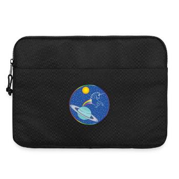 Rainbow Unicorn - Laptop bag 15" - black - Front
