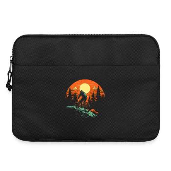 Illustration de VTT - Sacoche pour ordinateur portable 15 pouces - noir - Devant