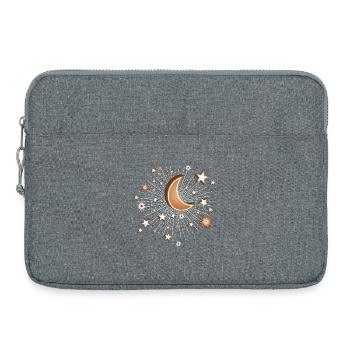 Sternennacht aus Plätzchen – Ein süßer Nachthimmel - Laptoptasche 15" - Grau meliert - Vorne