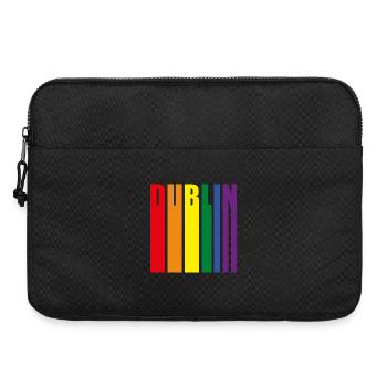 Dublin Regenbogen Pride Geschenk - Laptoptasche 15" - Schwarz - Vorne