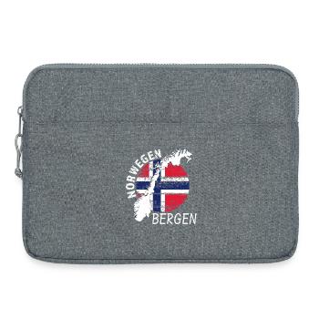 Bergen - Laptoptasche 15" - Grau meliert - Vorne