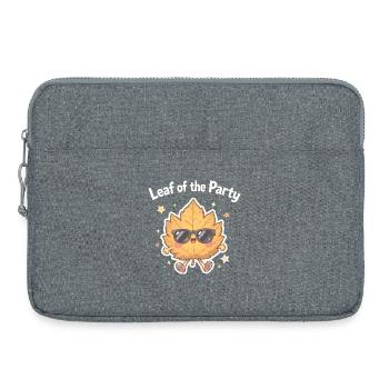 Blatt der Party Happy Fall Ernte Herbstblatt - Laptoptasche 15" - Grau meliert - Vorne