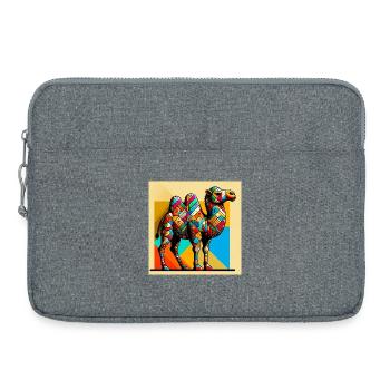 chameau - Sacoche pour ordinateur portable 15 pouces - gris chiné - Devant